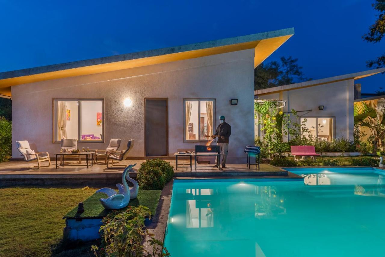 Saffronstays Roselle, Malavli - Pet-Friendly Pool Villa With Modern Interiors Lonavala Esterno foto